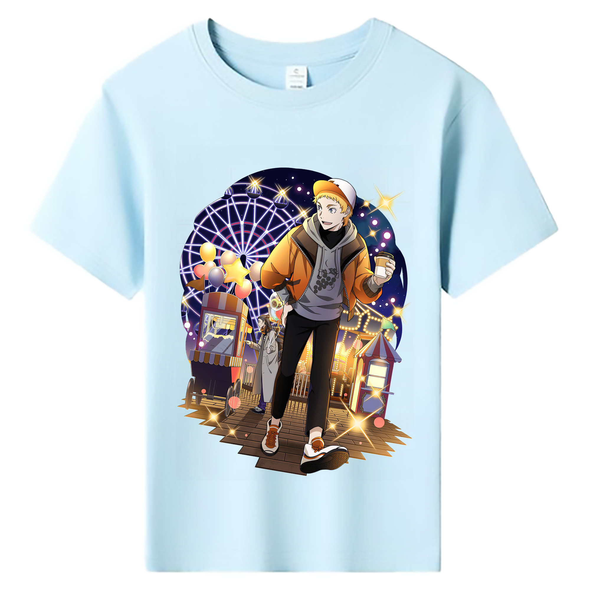 （画像用） 文豪ストレイドッグス Bungo Stray Dogs 綿100％キッズTシャツ（フロントプリント）